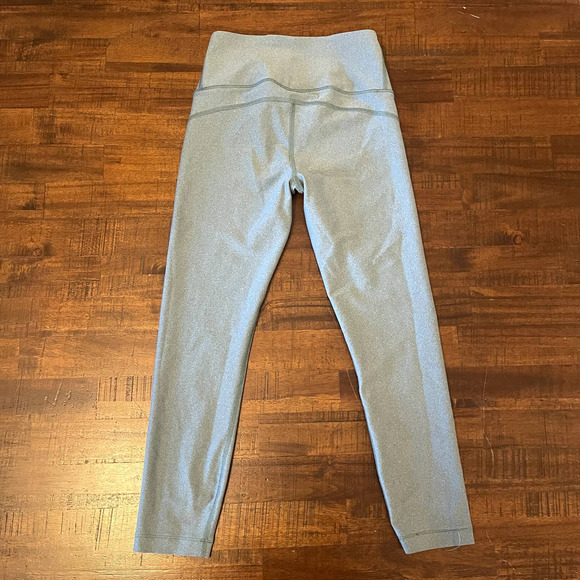 Under Armour Compression Heat Gear Leggings - Heathered Green - Size Small - Picture 2 of 6